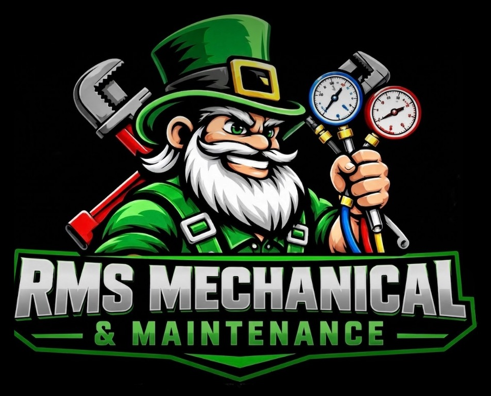 RMS Mechanical & Maintenance mascot logo